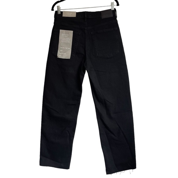 Everlane The Way High Jean Coal Black 28 NWT  F-BTM-DNM-WHGH-SRT-DKW-28 - Picture 6 of 12